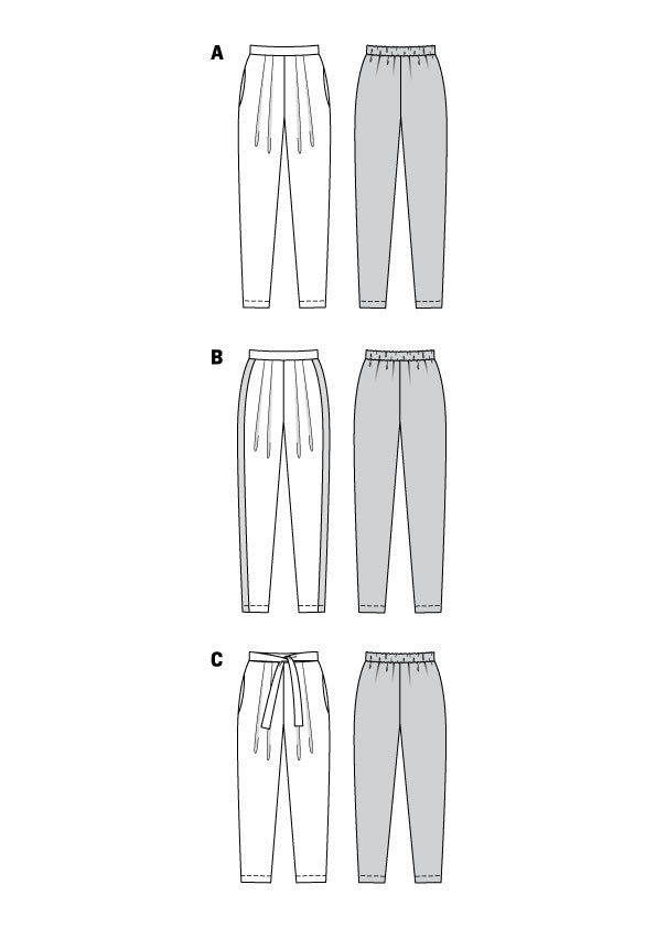 Symønster Burda 6110 - Bukser Sportstøj - Dame - Casual | Billede 11