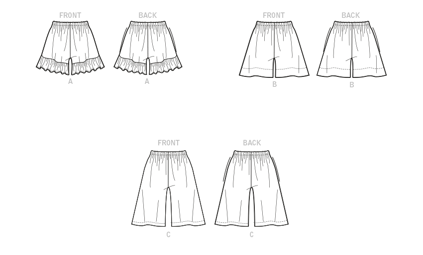 Symønster McCall´s 8221 - Shorts - Dame | Billede 7