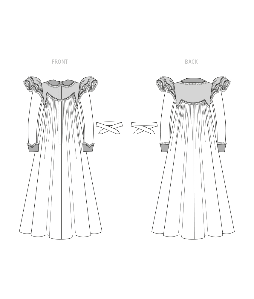 Symønster McCall´s 8304 - Kostume Historisk kostume - Dame | Billede 6