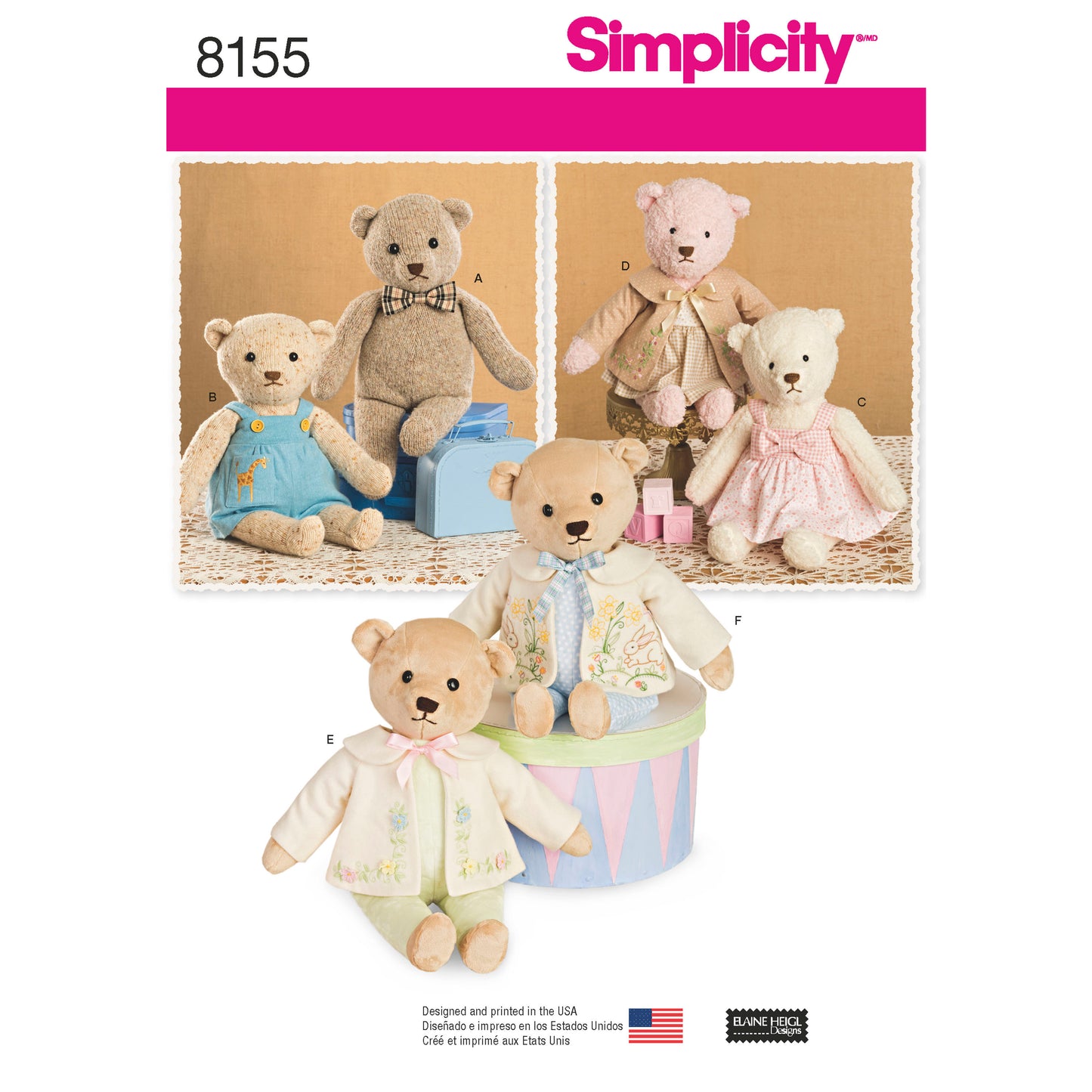 Simplicity 8155 - Trøje - Dukketøj