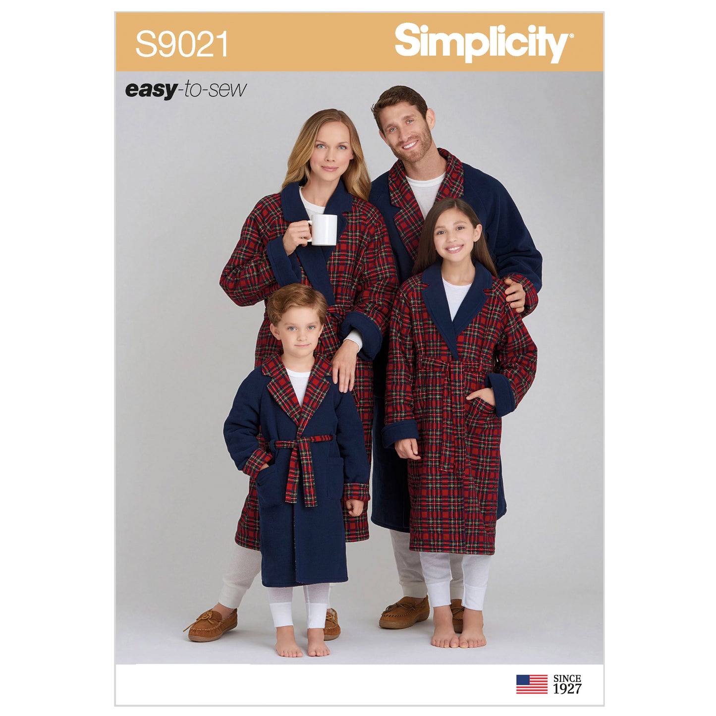 Symønster Simplicity 9021 - Pyjamas - Dame Herre Dreng | Billede 7