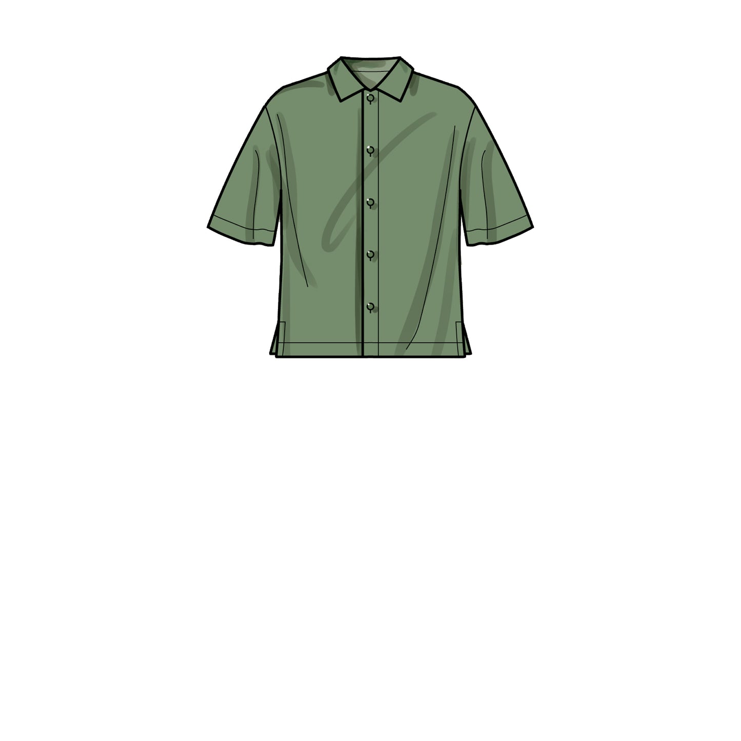 Symønster Simplicity 9279 - Bukser Skjorte Shorts - Herre - Idræt | Billede 3