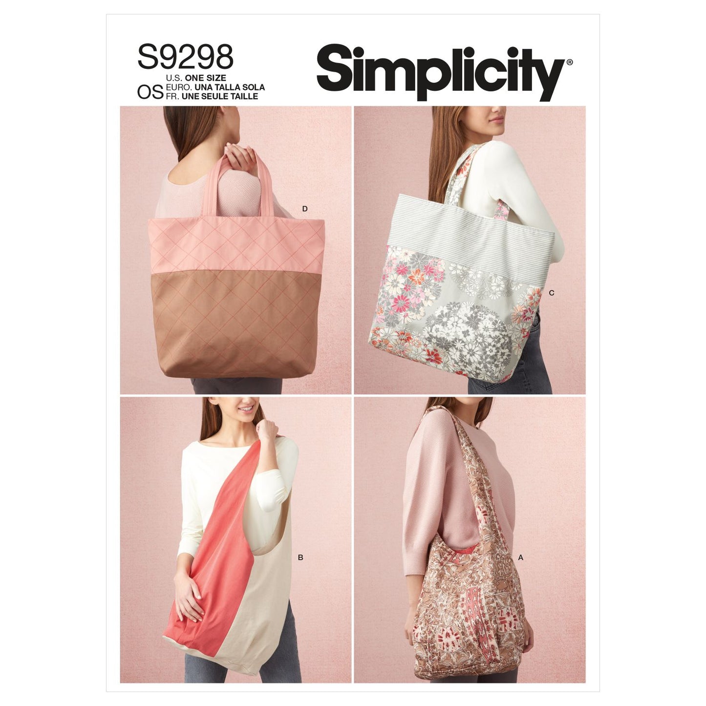 Symønster Simplicity 9298 - Rekvisiter Taske | Billede 5