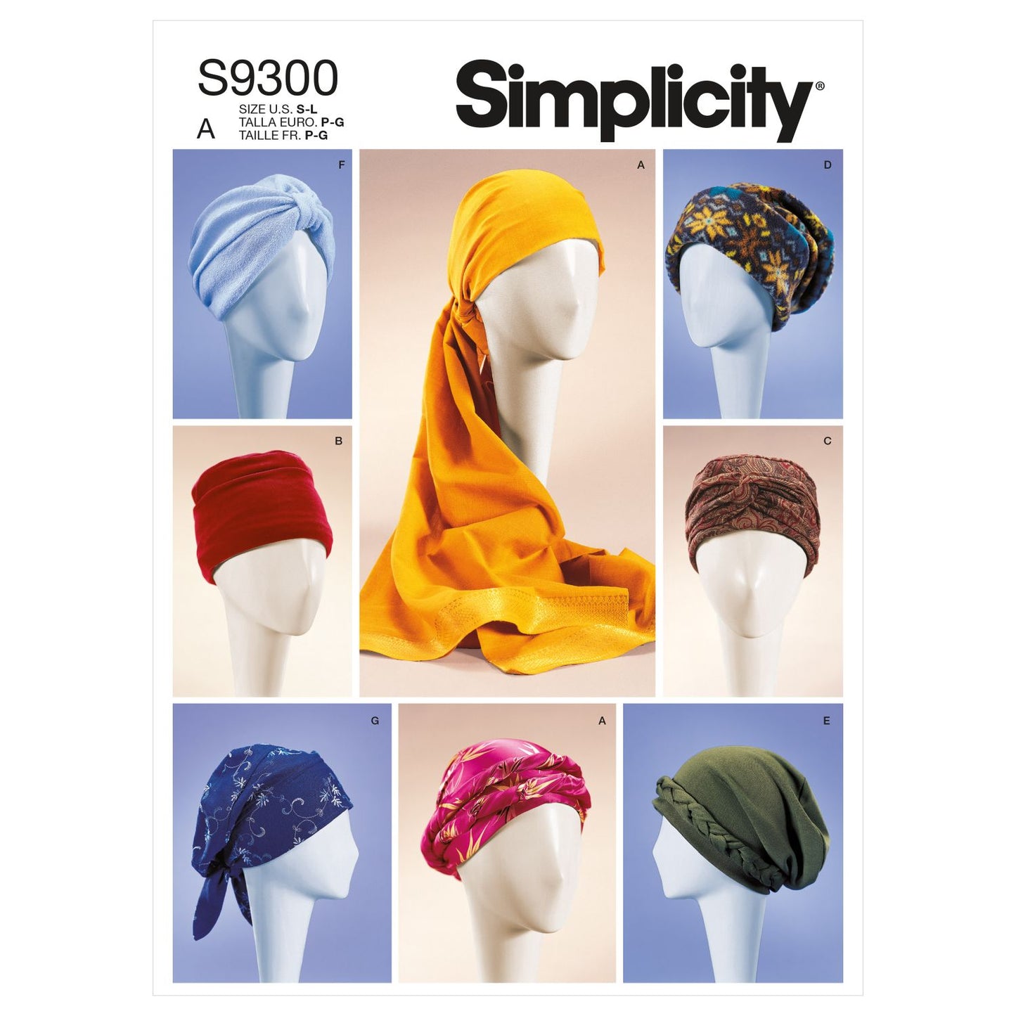 Symønster Simplicity 9300 - Dame - Hat Rekvisiter | Billede 9