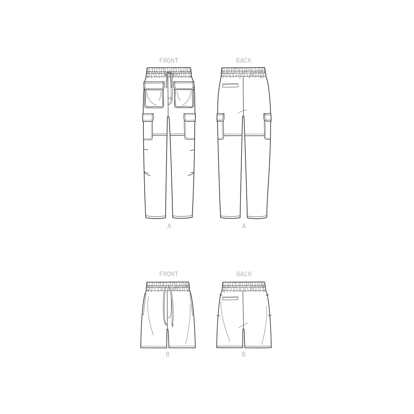 Symønster Simplicity 9338 - Bukser Shorts - Herre | Billede 7