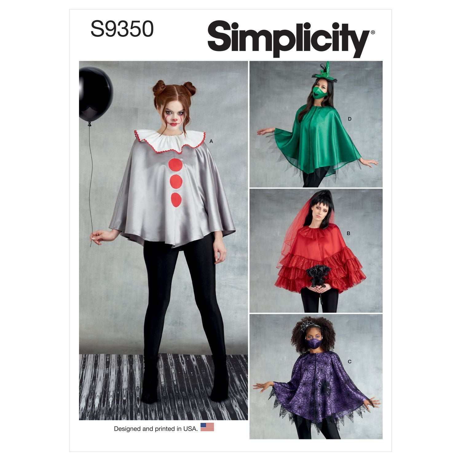 Symønster Simplicity 9350 - Kostume - Dame - Karneval | Billede 8
