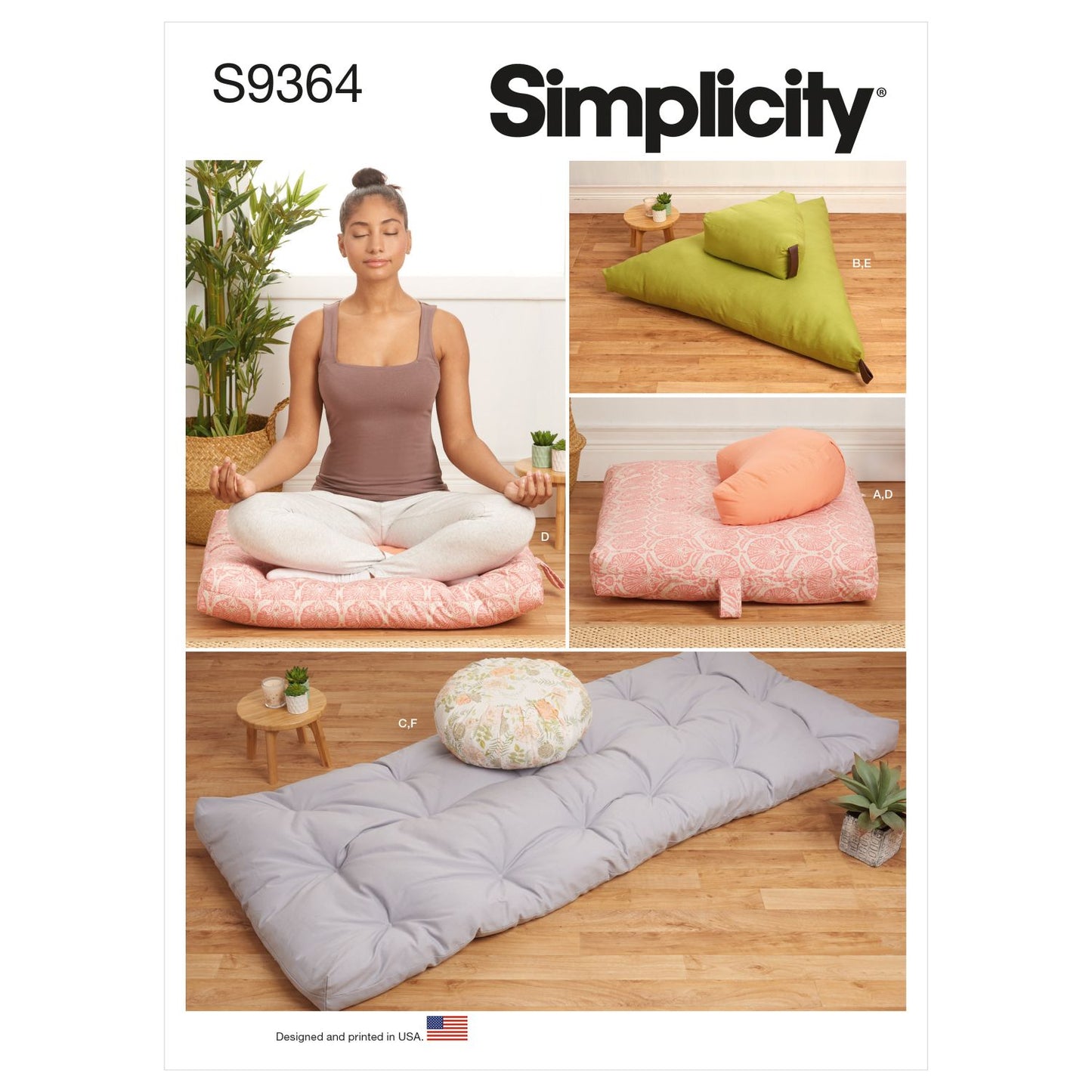 Symønster Simplicity 9364 - Pude Indretning | Billede 7
