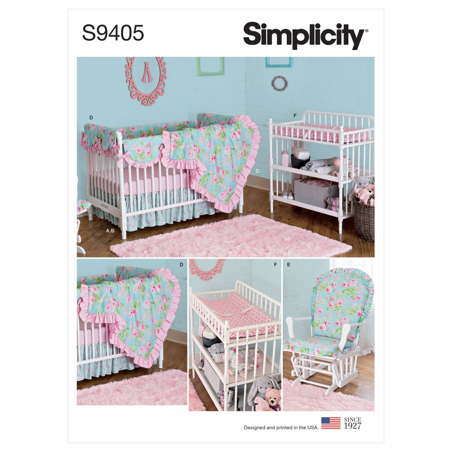 Symønster Simplicity 9405 - Baby - Indretning | Billede 5