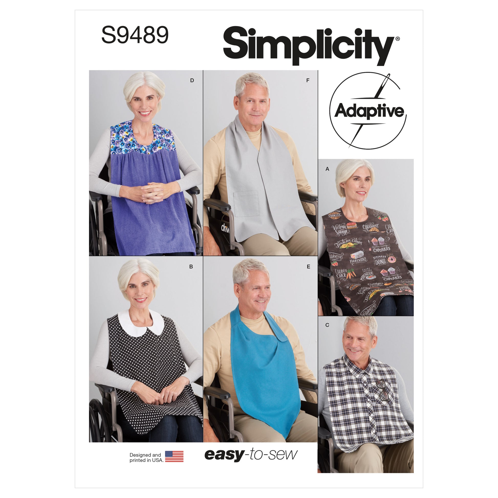 Symønster Simplicity 9489 - Forklæde - Dame Herre | Billede 9