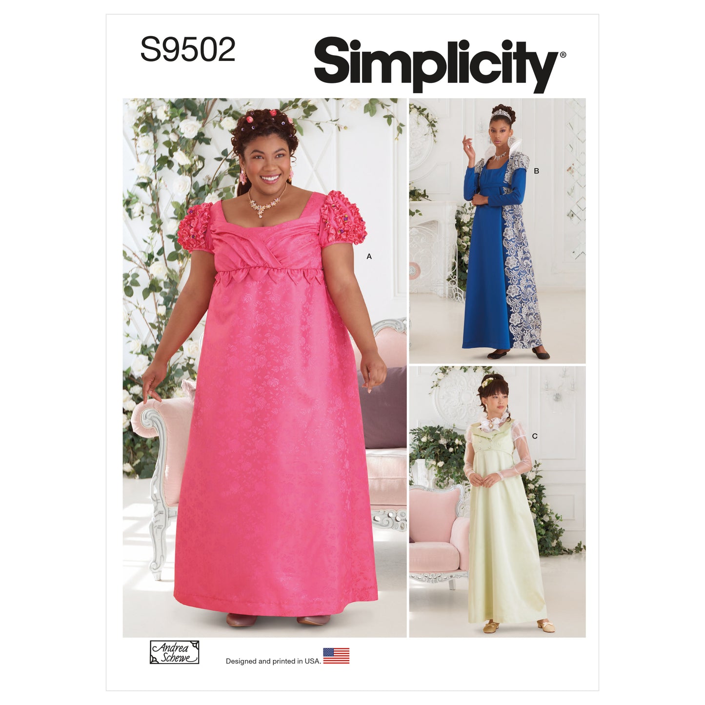 Symønster Simplicity 9502 - Kostume Historisk kostume - Dame - Karneval | Billede 9
