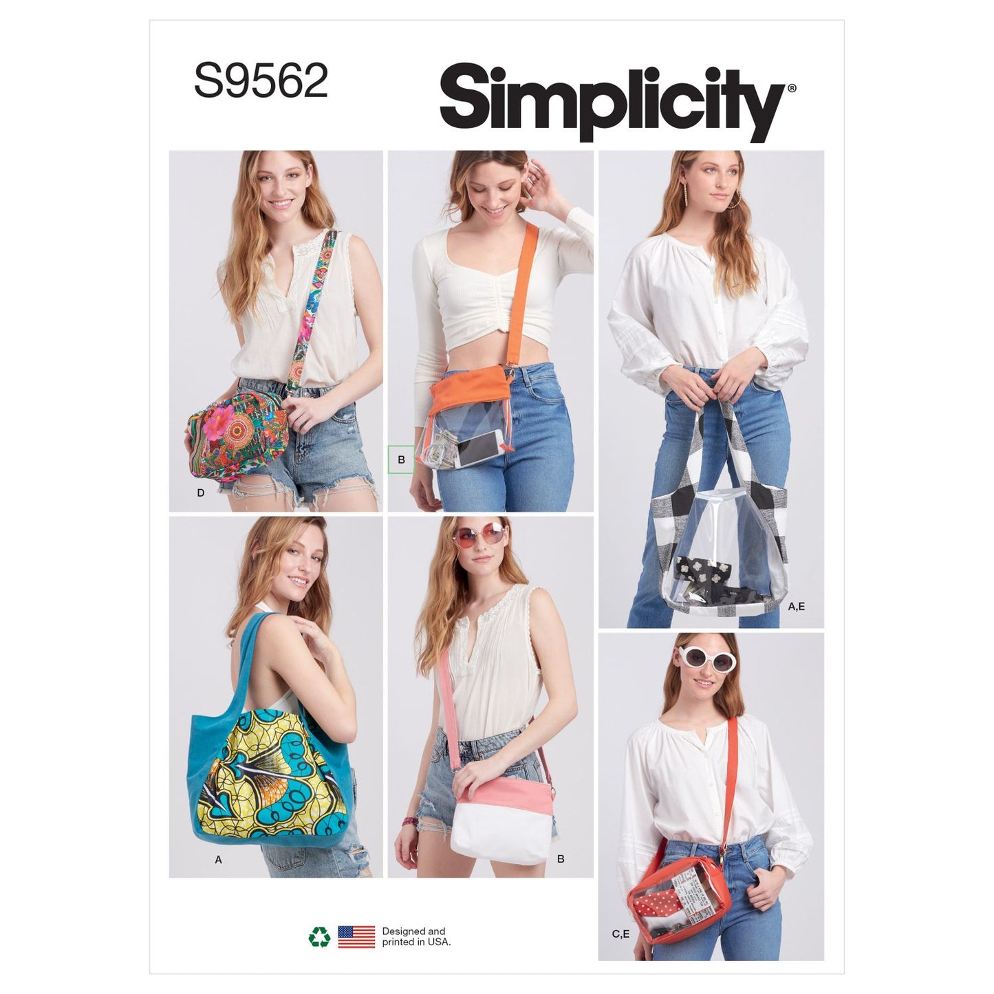 Symønster Simplicity 9562 - Taske | Billede 7