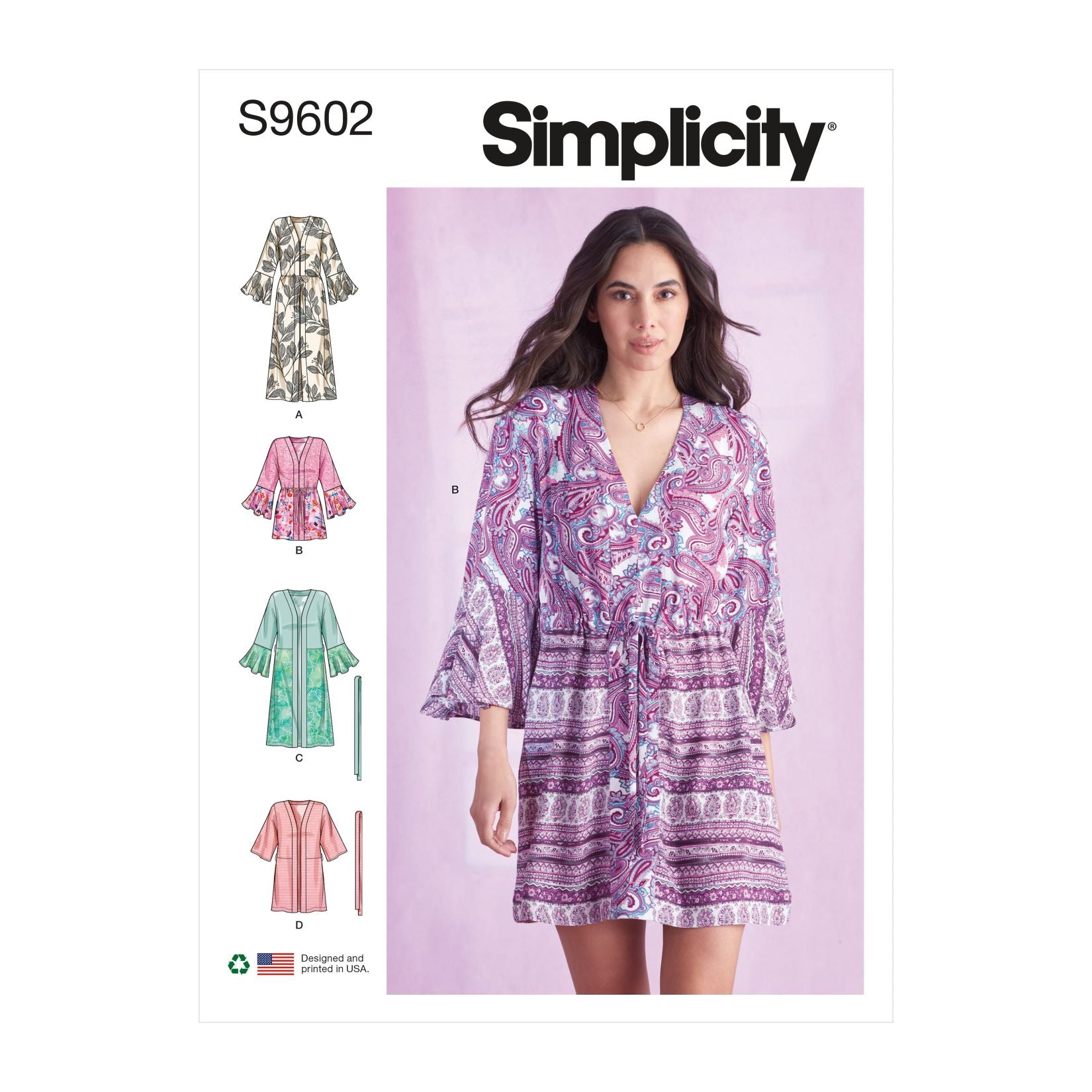 Symønster Simplicity 9602 - Kjole Tunika - Dame | Billede 7