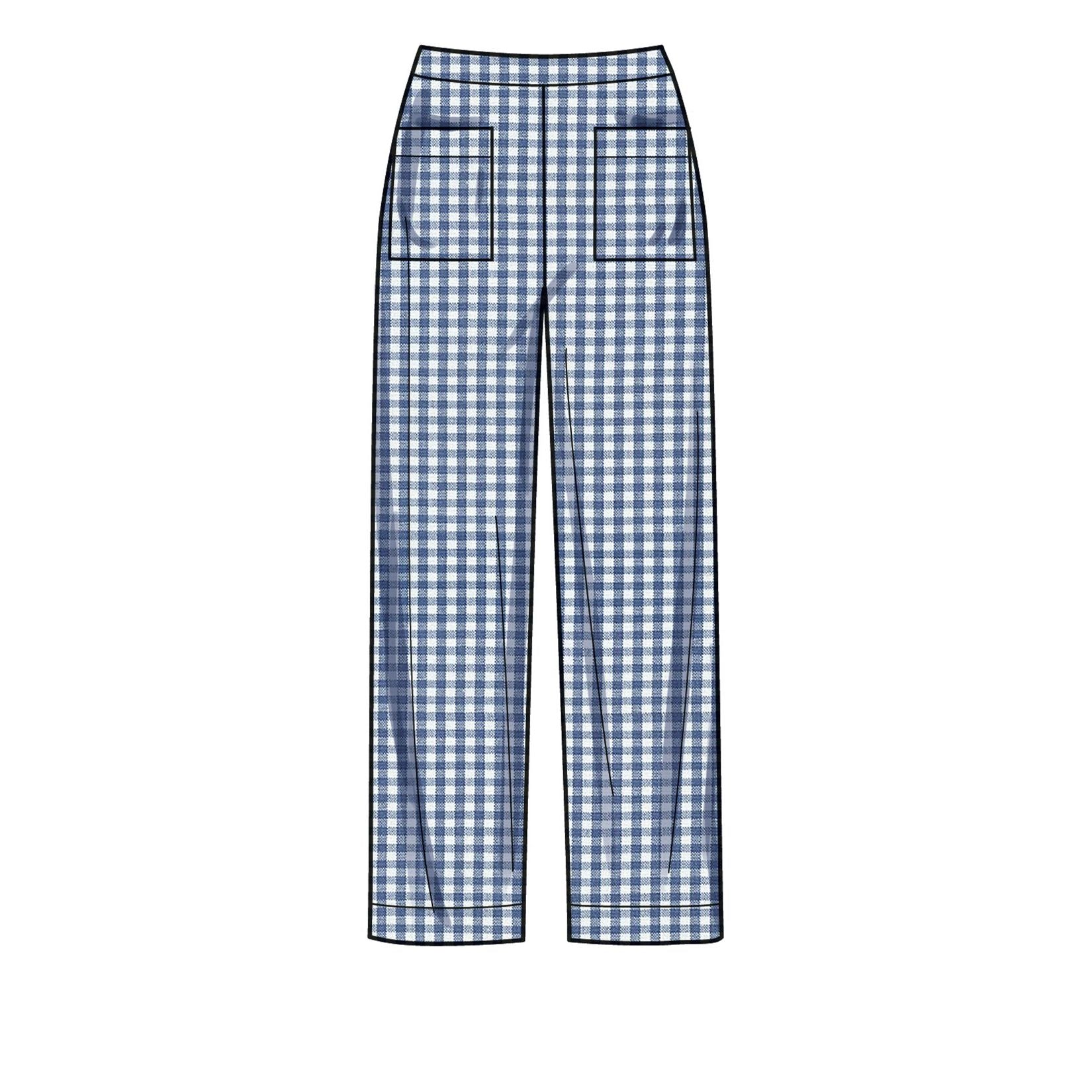 Symønster Simplicity 9610 - Bukser Skjorte Shorts - Dame | Billede 4