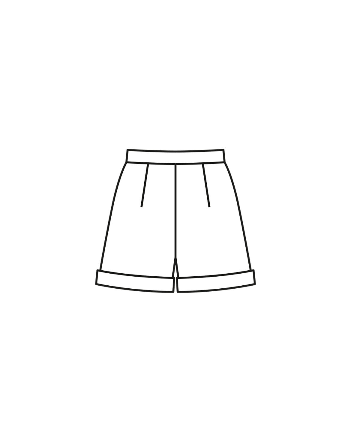 Symønster Burda 5912 - Bukser Shorts - Dame | Billede 10