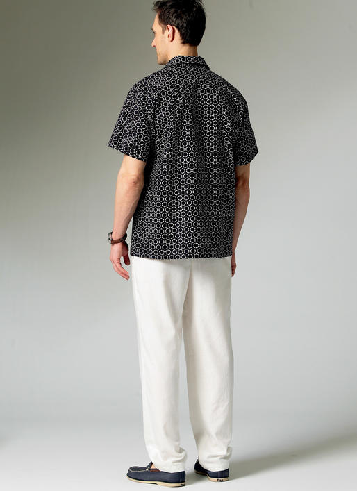 Symønster McCall´s 6972 - Bukser Skjorte Shorts - Herre | Billede 5