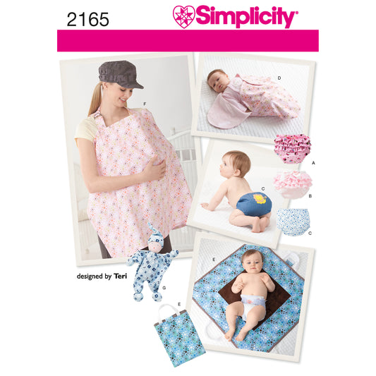 Symønster Simplicity 2165 - Baby - Rekvisiter Indretning | Billede 1