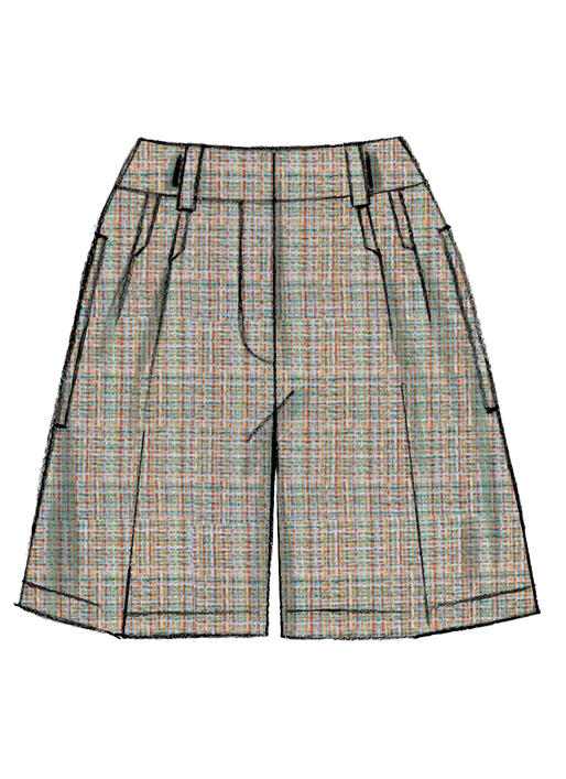 Symønster Vogue Patterns 9008 - Shorts - Dame | Billede 2