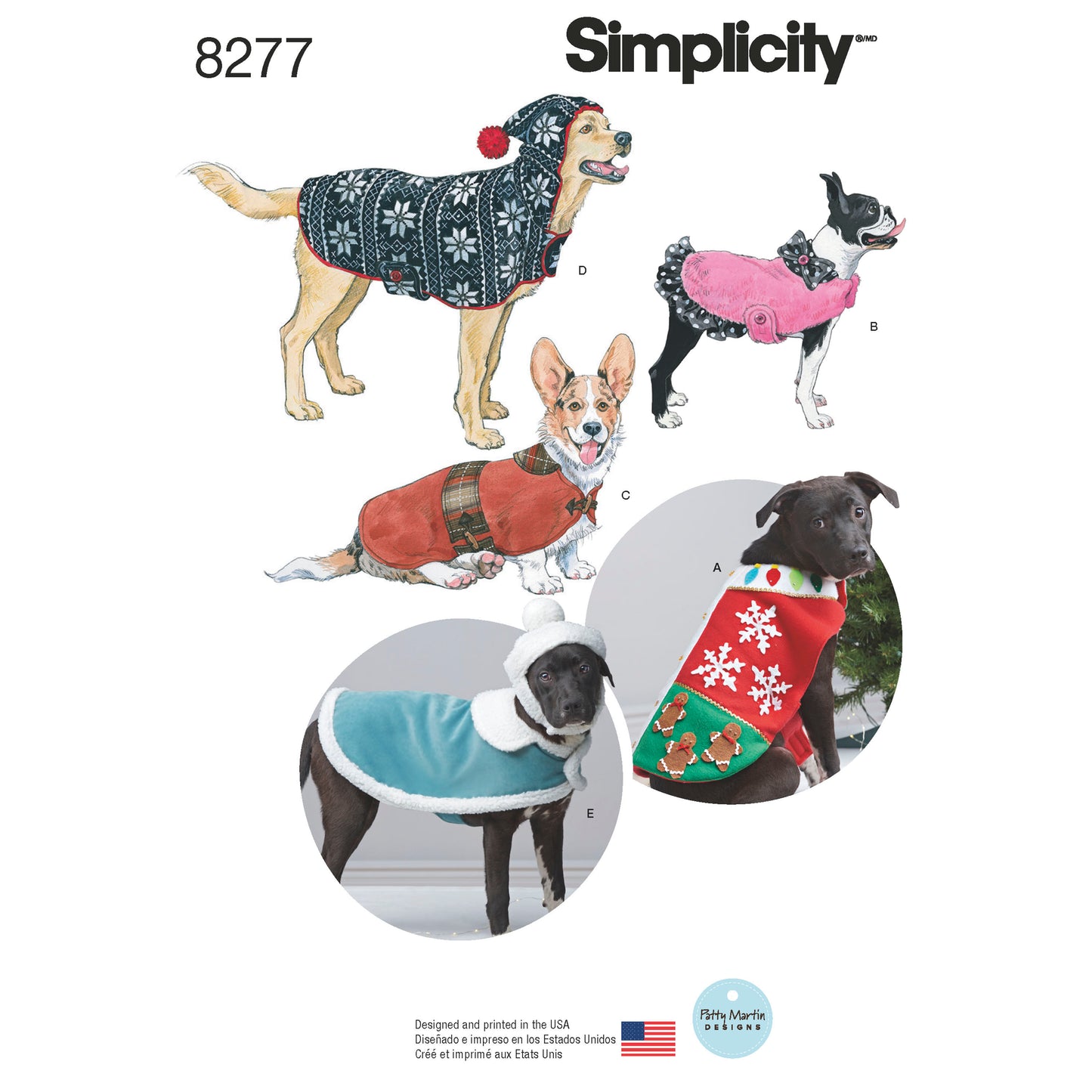 Symønster Simplicity 8277 - Frakke Trøje - Hat Hund | Billede 6