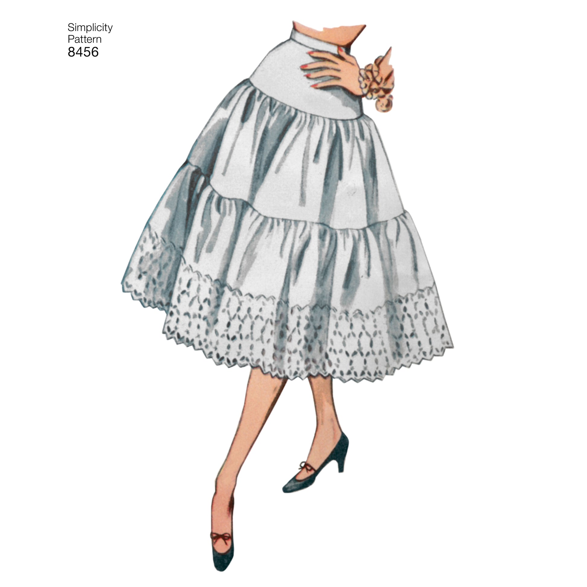 Symønster Simplicity 8456 - Frakke Nederdel Vintage - Dame | Billede 4
