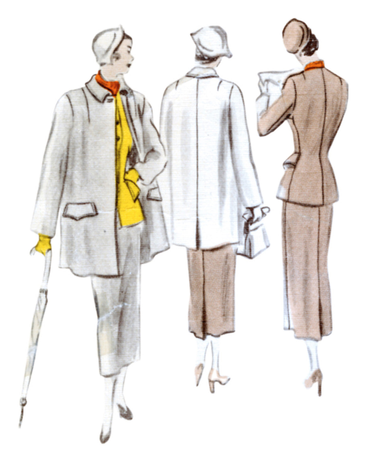 Symønster Vogue Patterns V1932 - Jakke Nederdel Vintage - Dame - Business | Billede 3