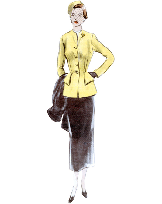 Symønster Vogue Patterns V1932 - Jakke Nederdel Vintage - Dame - Business | Billede 2