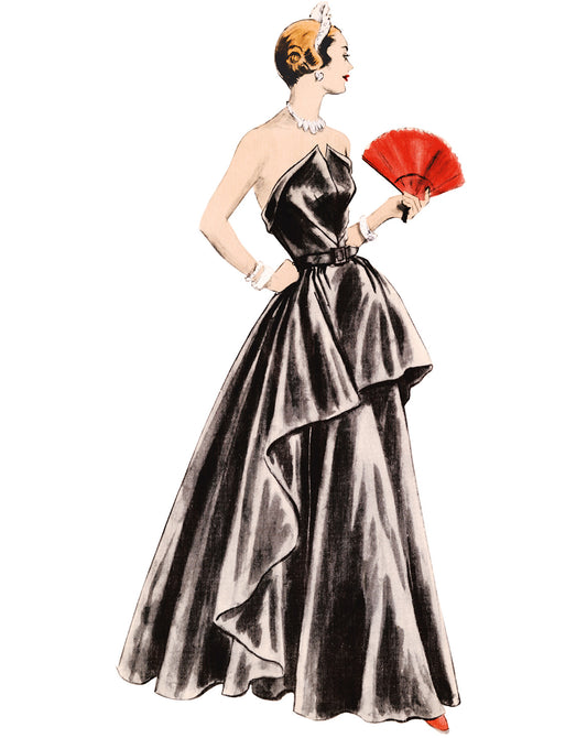 Symønster Vogue Patterns V1963 - Kjole Vintage - Dame | Billede 2