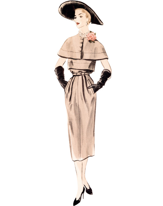 Symønster Vogue Patterns V1964 - Kjole Vintage - Dame | Billede 4