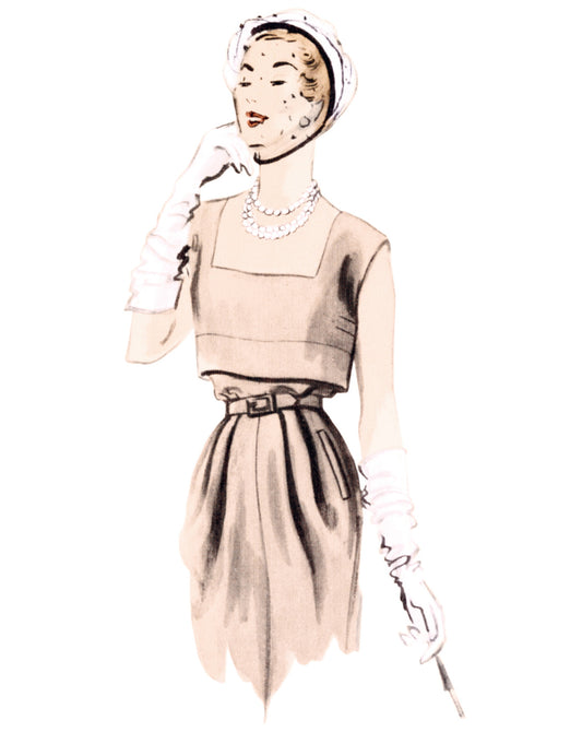 Symønster Vogue Patterns V1964 - Kjole Vintage - Dame | Billede 3