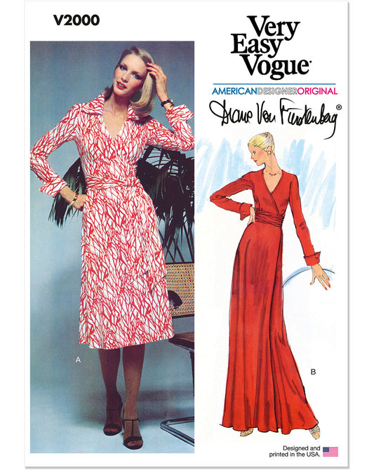 Symønster Vogue Patterns 2000 - Kjole - Dame | Billede 2