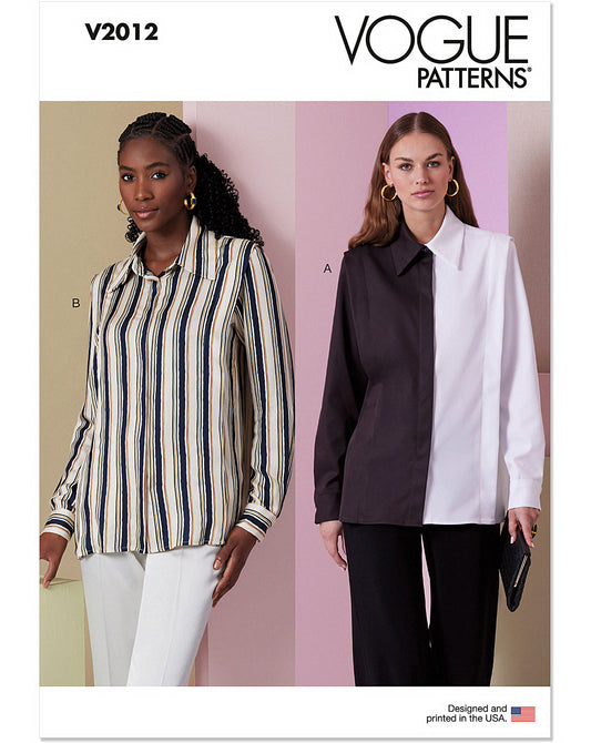 Symønster Vogue Patterns 2012 - Skjorte - Dame | Billede 3