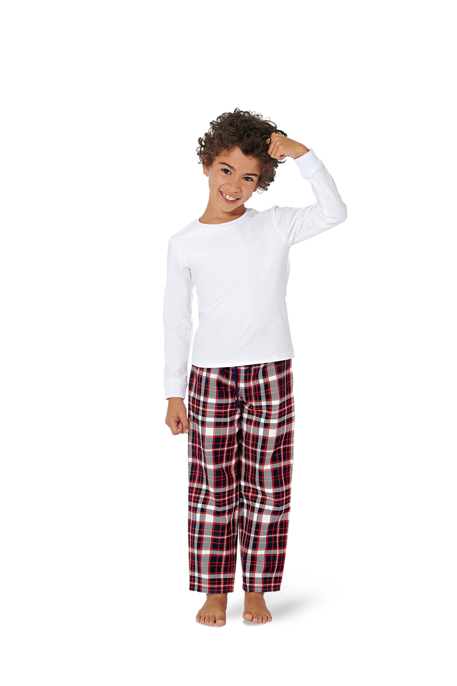 Symønster Burda 9250 - Bukser Pyjamas Trøje - Pige Dreng | Billede 1