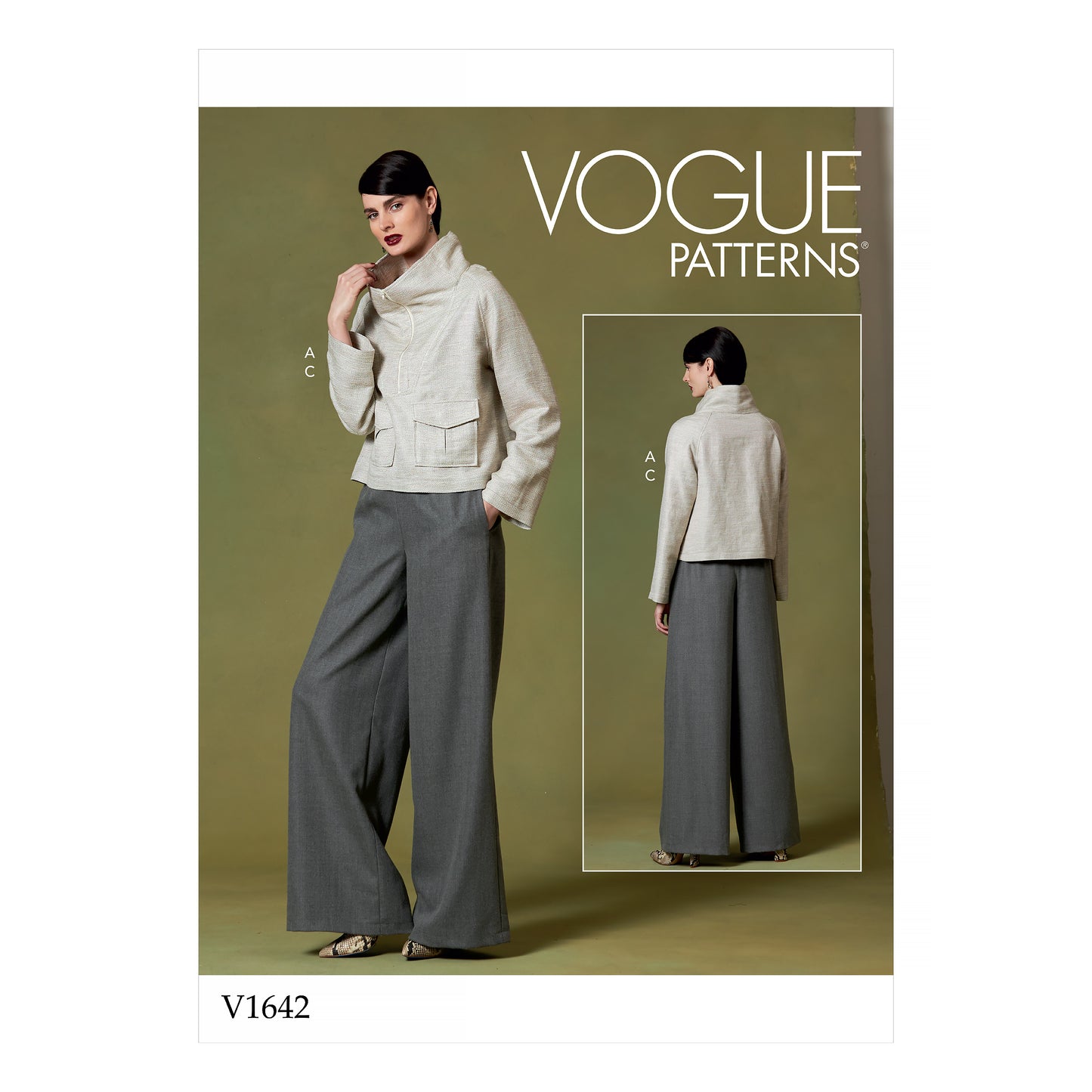 Symønster Vogue Patterns 1642 - Top Bukser - Dame | Billede 4