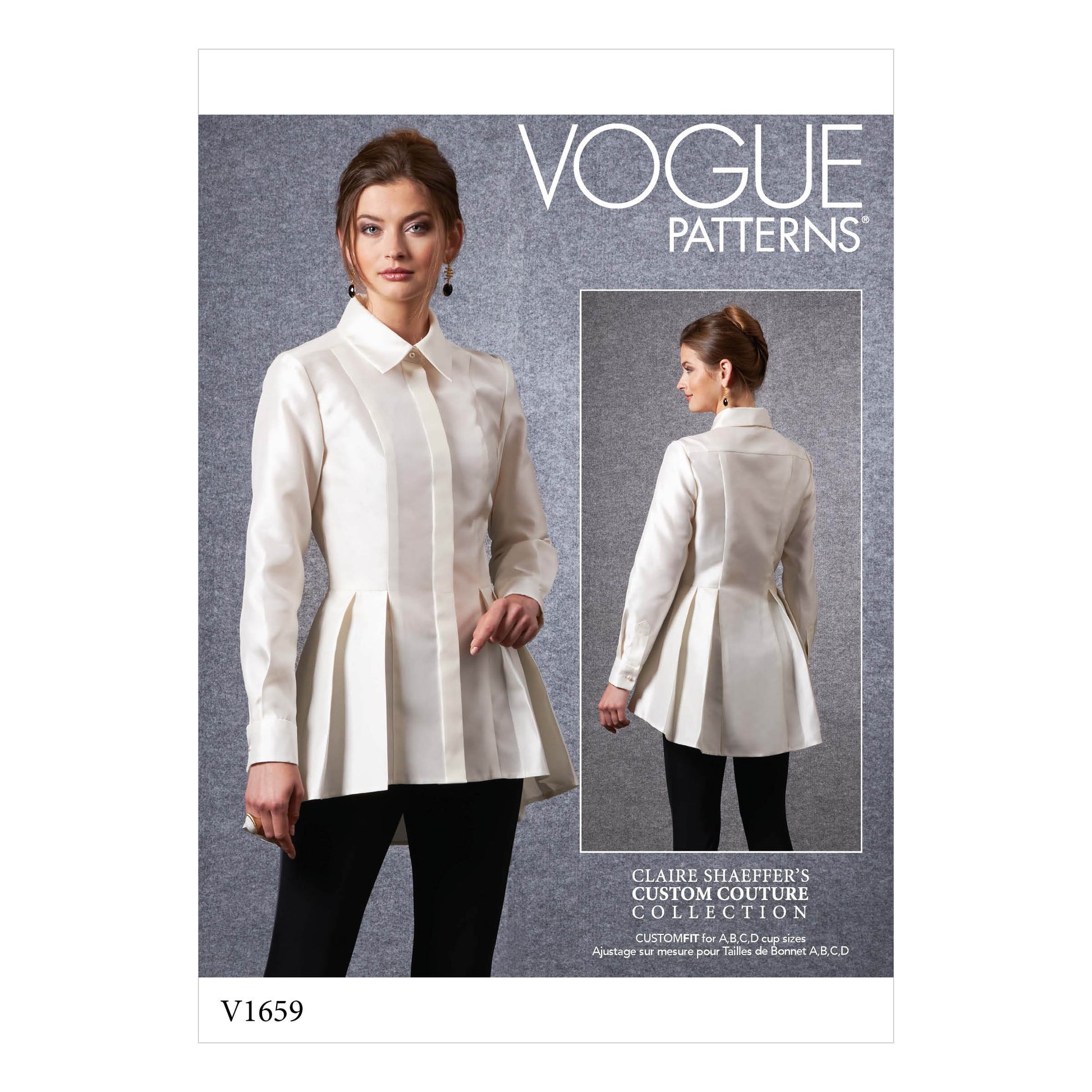 Symønster Vogue Patterns 1659 - Skjorte - Dame | Billede 4