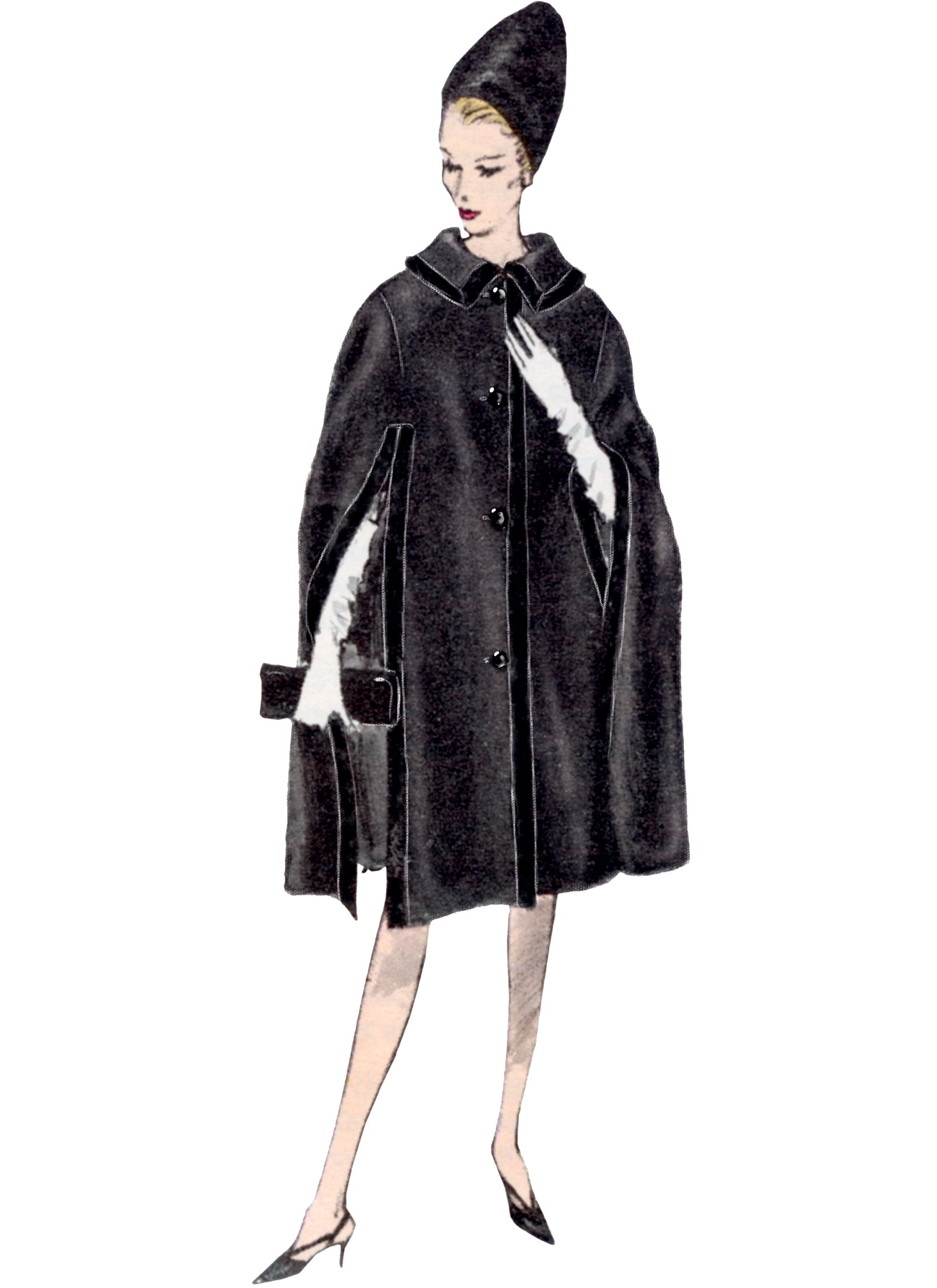 Symønster Vogue Patterns 1838 - Frakke Vintage - Dame | Billede 3