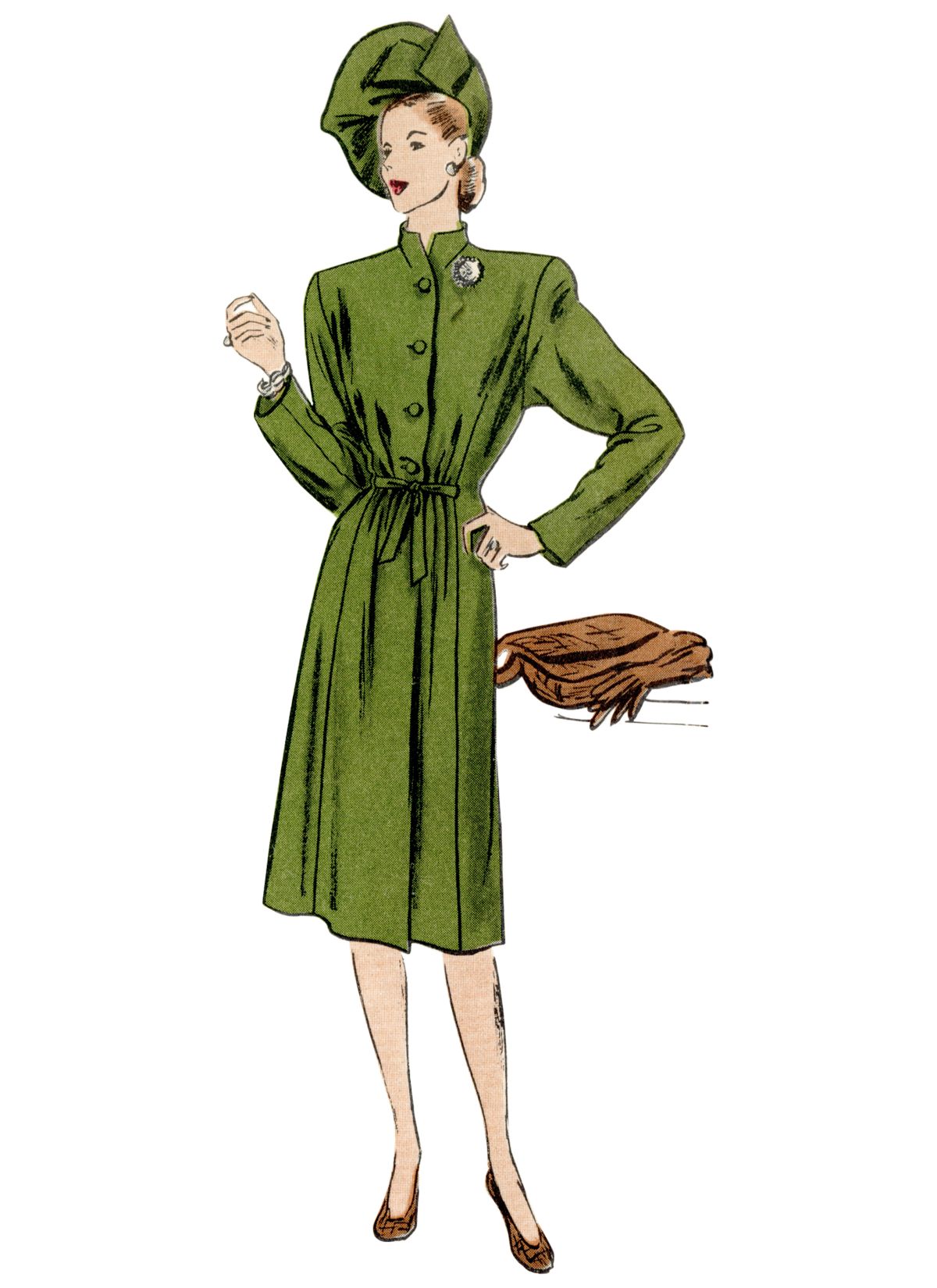 Symønster Vogue Patterns 1903 - Frakke Vintage - Dame | Billede 1
