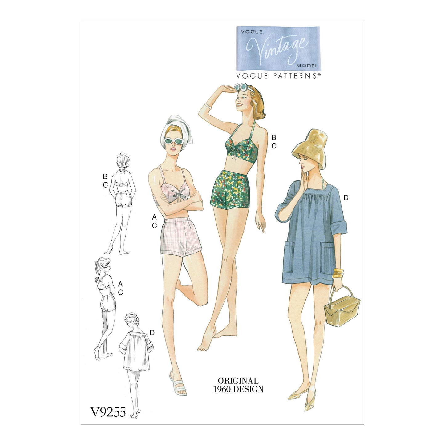 Vogue Patterns 9255-Vintage - Dame