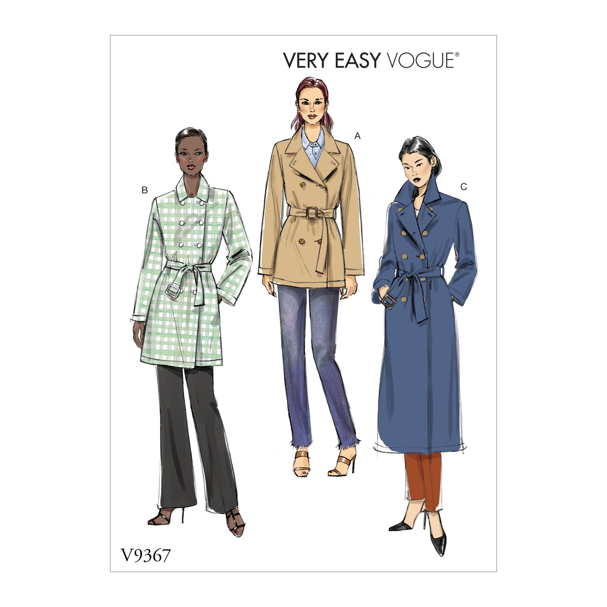 Symønster Vogue Patterns 9367 - Jakke Frakke - Dame | Billede 3