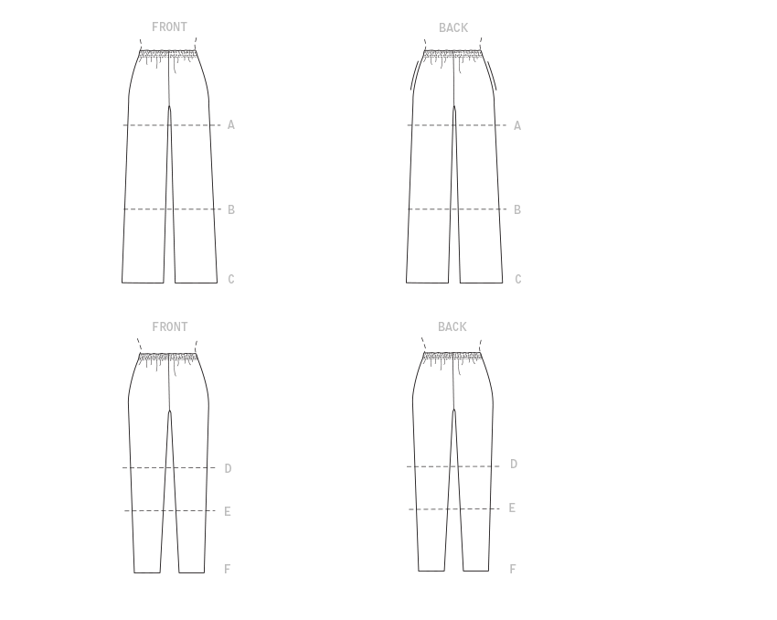 Symønster McCall´s 8057 - Bukser Shorts - Dame | Billede 5