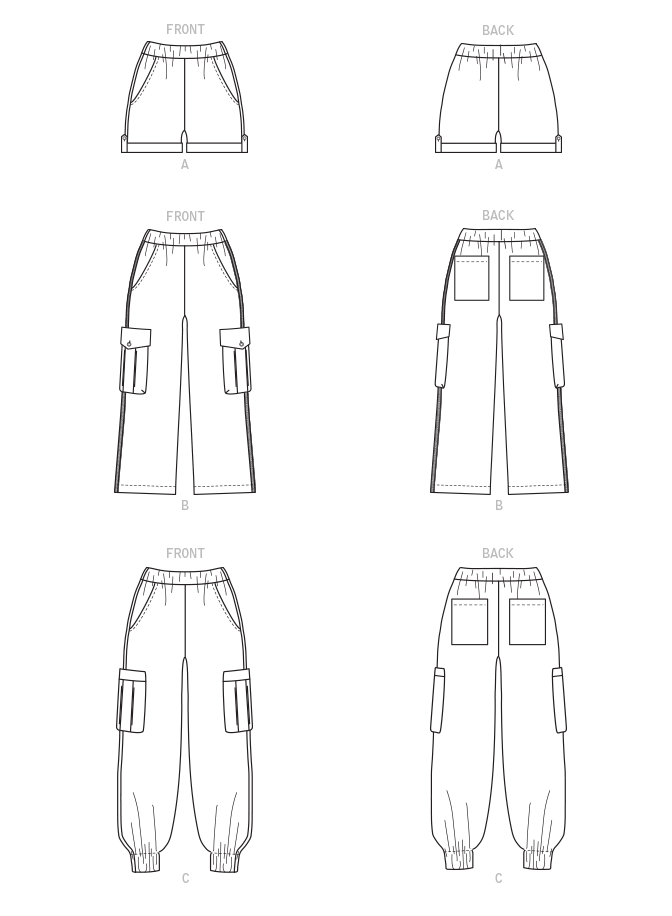 Symønster McCall´s 8099 - Bukser Shorts - Dame | Billede 5