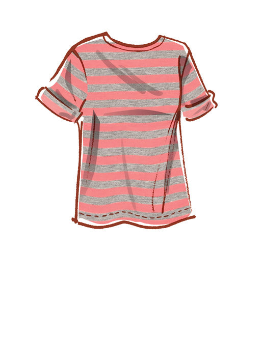 Symønster McCall´s 8112 - Top Skjorte - Dame | Billede 2