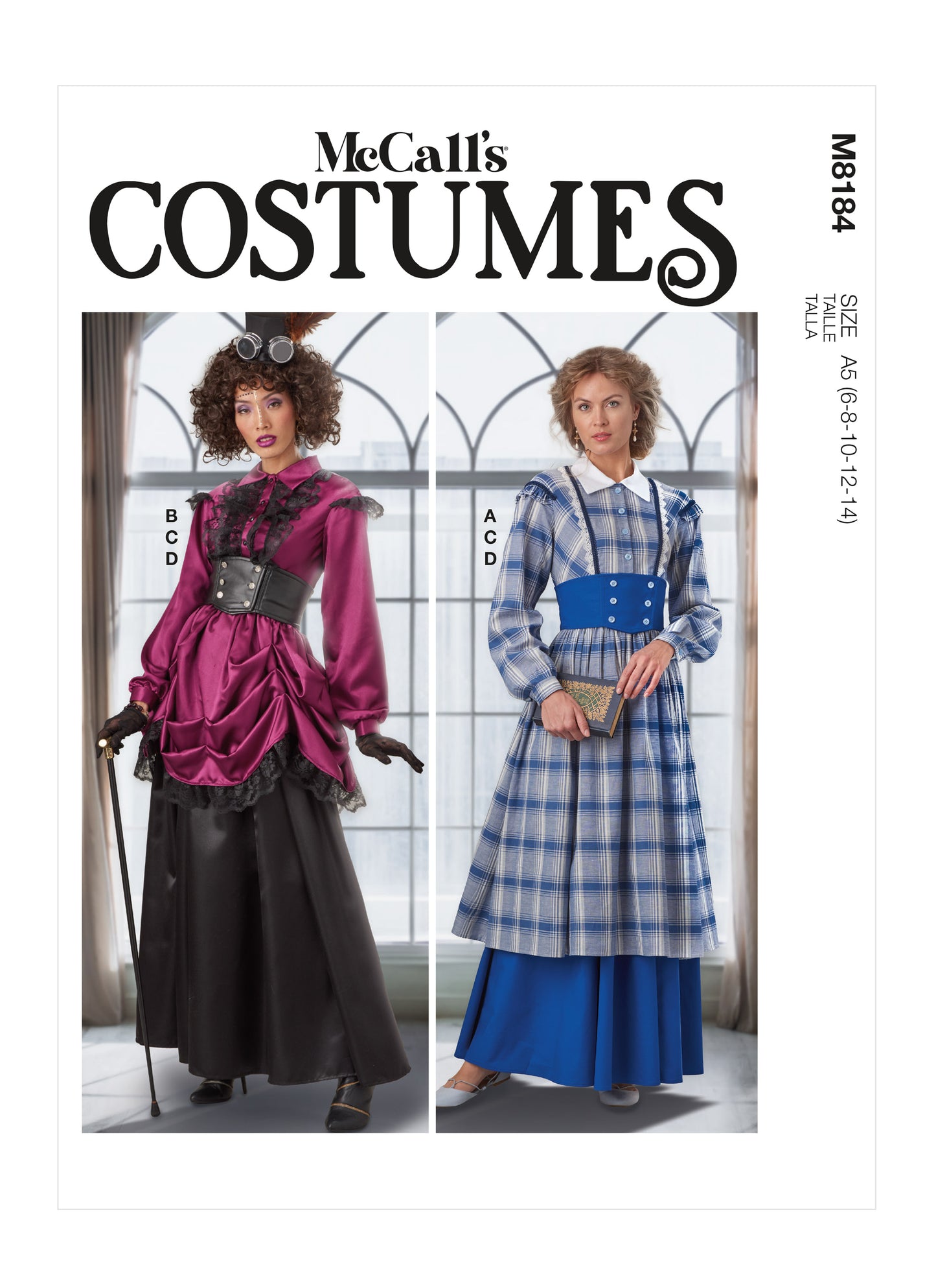 Symønster McCall´s 8184 - Kostume Historisk kostume - Dame - Karneval | Billede 5