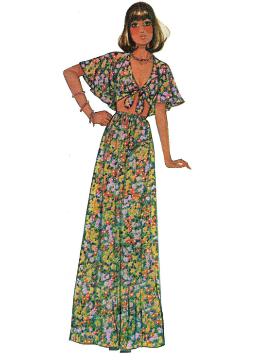 Symønster McCall´s 8257 - Top Bukser Nederdel Vintage - Dame | Billede 2