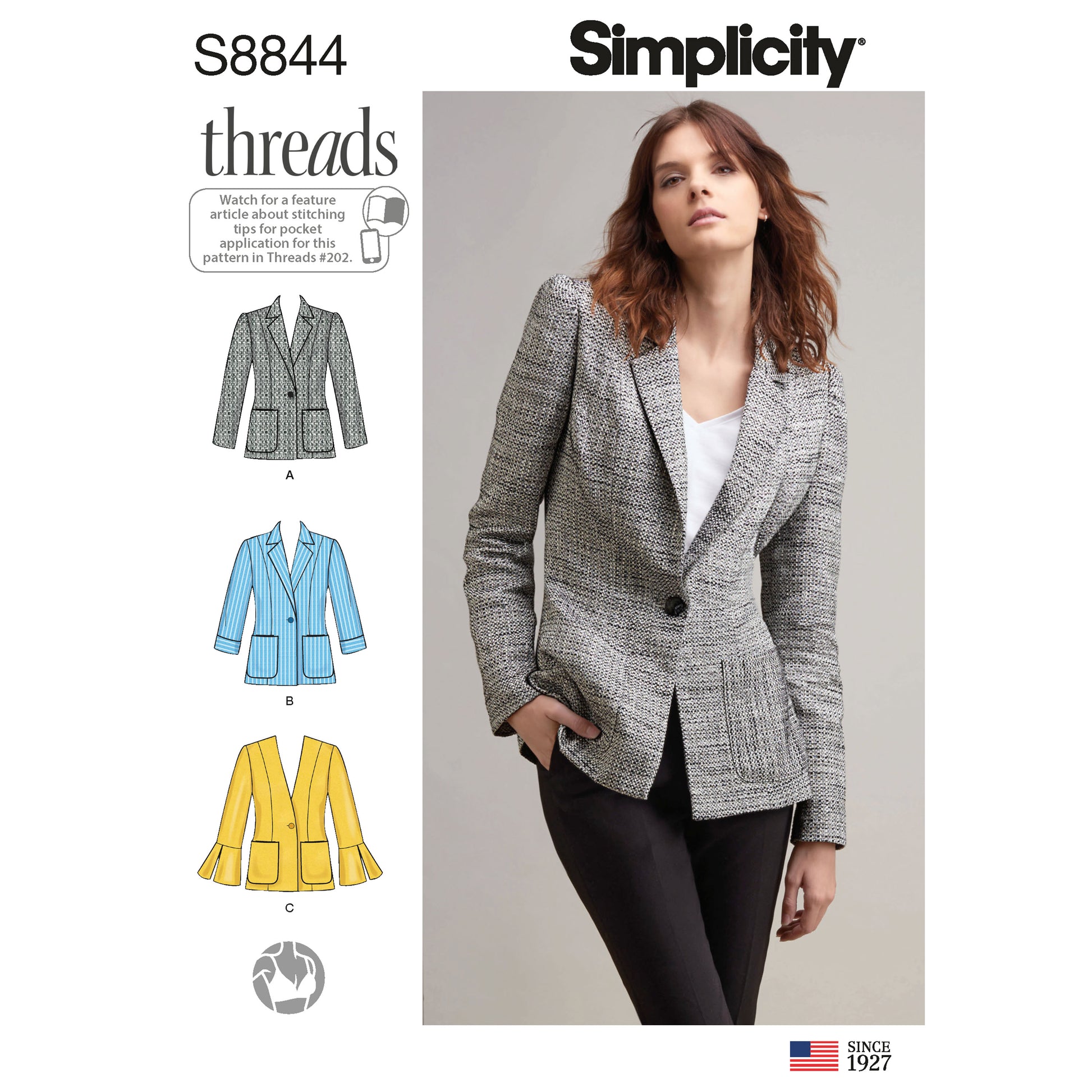 Symønster Simplicity 8844 - Dame - Business | Billede 4