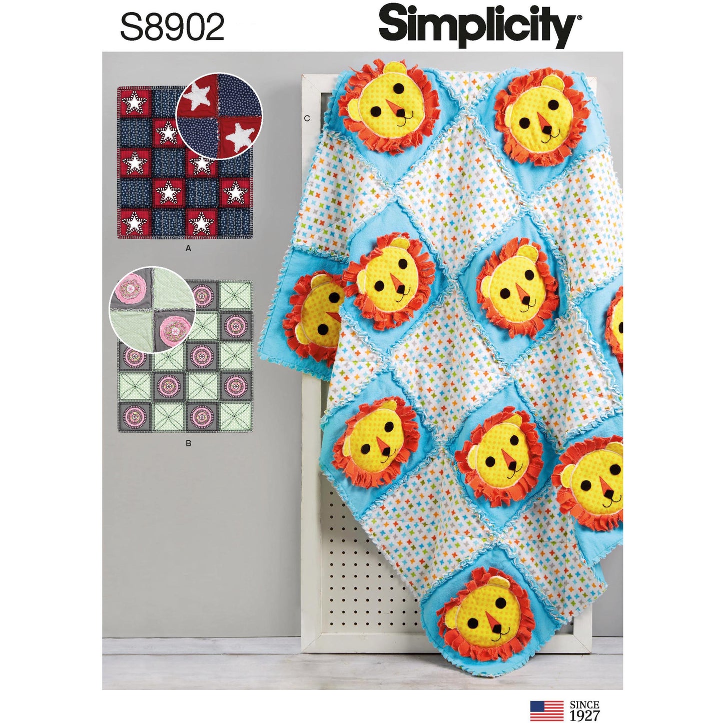 Symønster Simplicity 8902 - Simplicity Sewing Pattern S8902 Rag Quilts | Billede 5