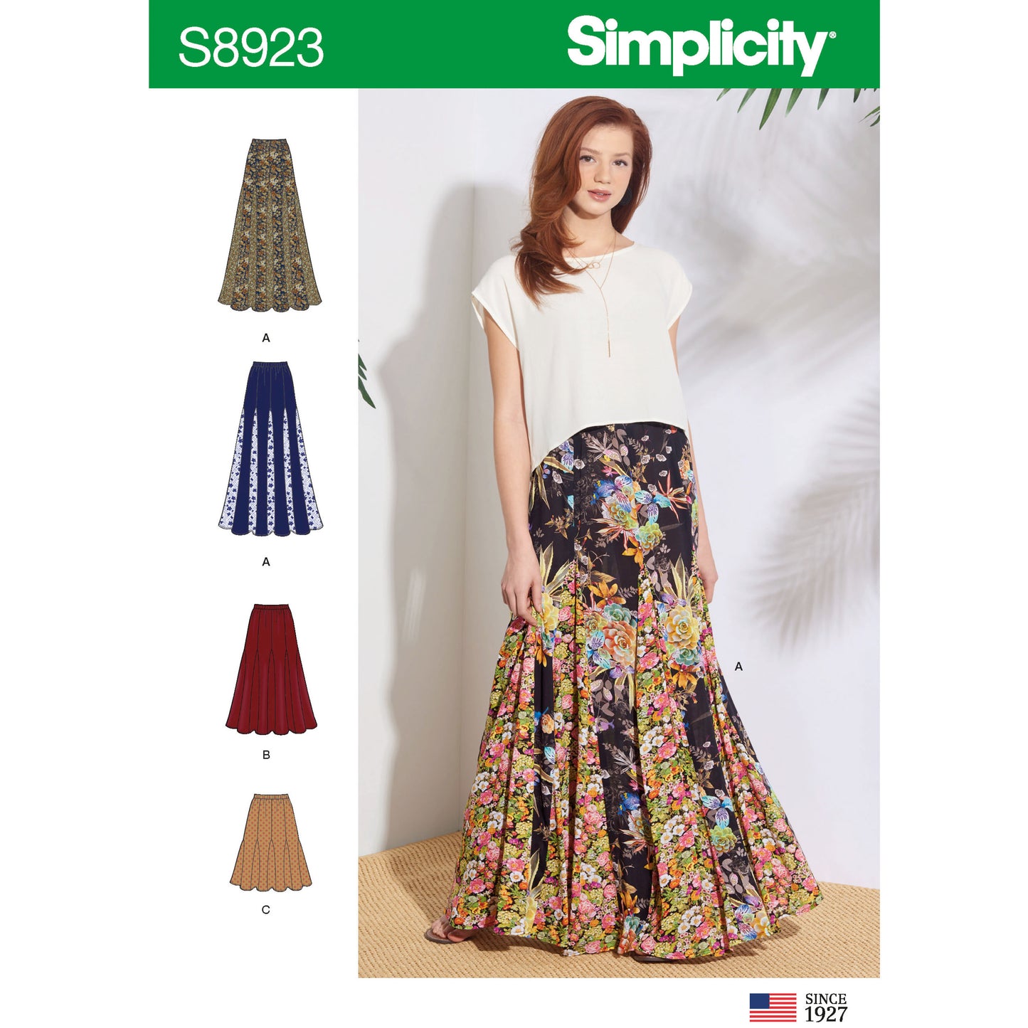 Symønster Simplicity 8923 - Nederdel - Dame | Billede 8