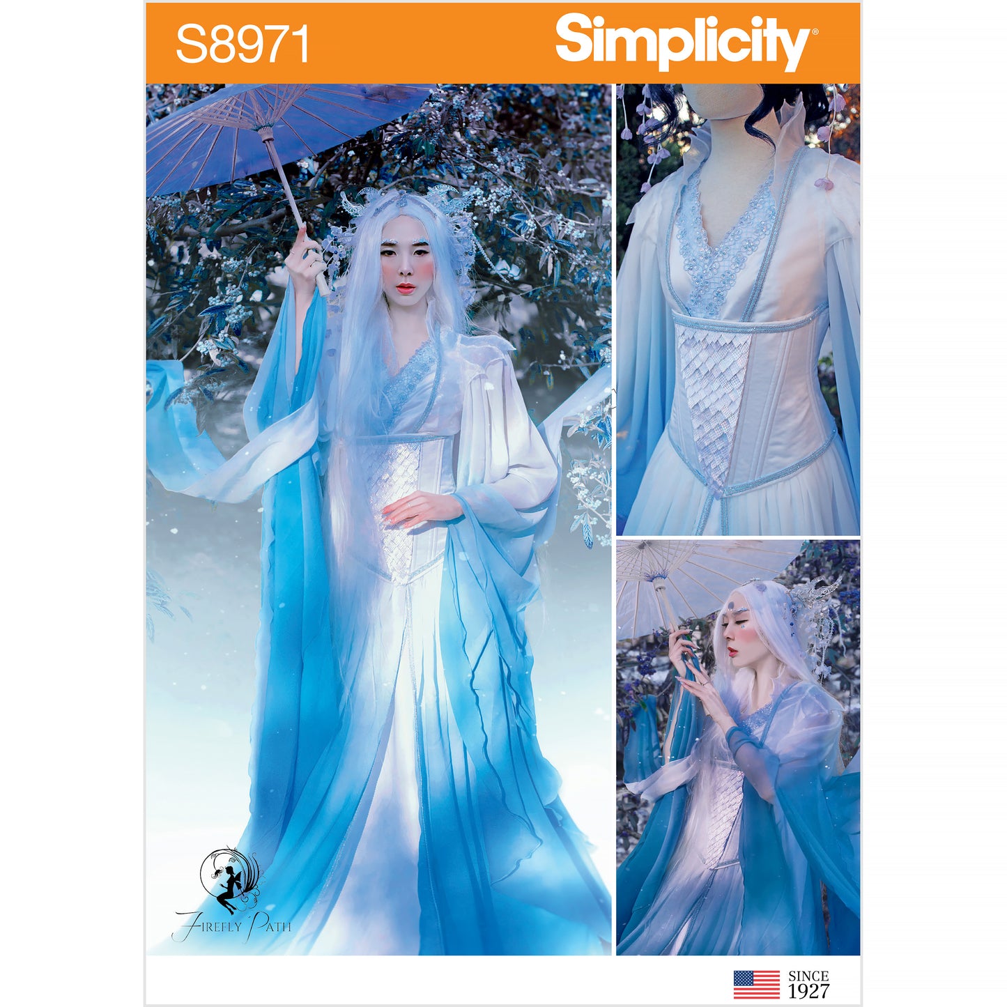 Symønster Simplicity 8971 - Kostume - Dame - Karneval Halloween | Billede 7