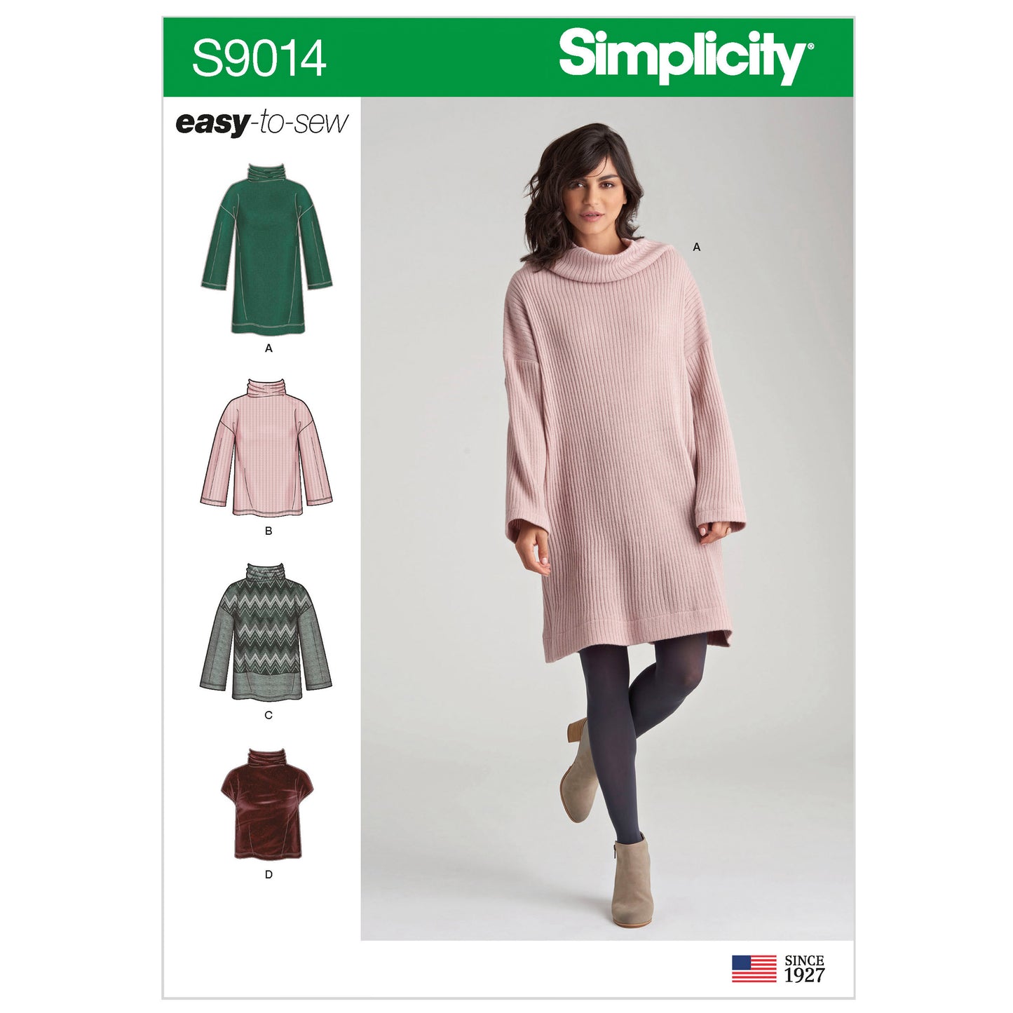 Symønster Simplicity 9014 - Top Trøje - Dame - Casual | Billede 8