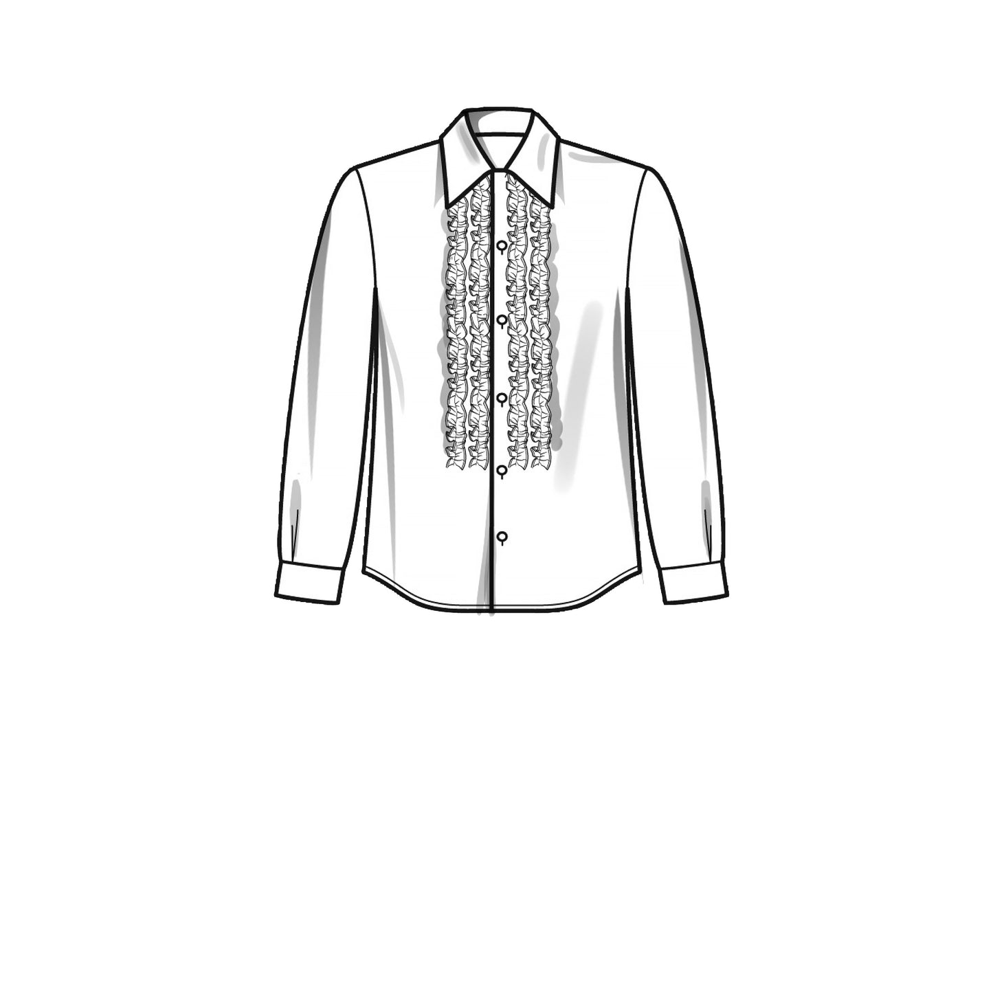 Symønster Simplicity 9170 - Kostume Skjorte Bukser - Herre - Karneval | Billede 3