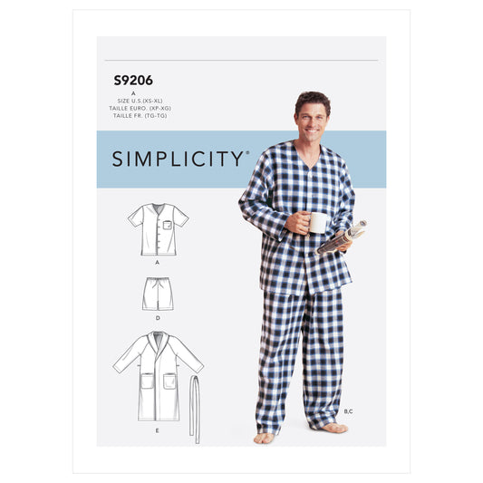 Symønster Simplicity 9206 - Pyjamas - Herre | Billede 2