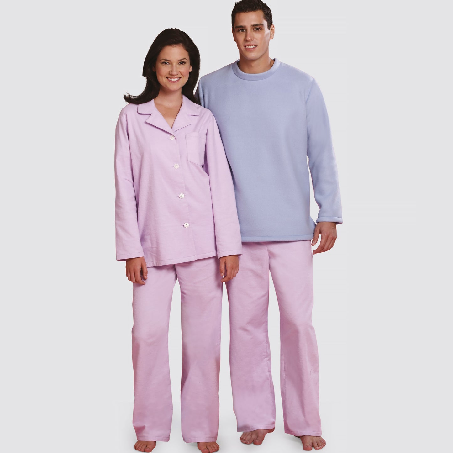 Symønster Simplicity 9207 - Pyjamas - Dame Herre | Billede 1